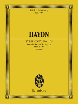 cover image of Symphony No. 104 D major